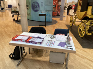 Foto Infostand der Rosa Werkstatt im MfK